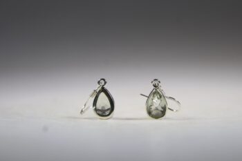 Prasiolietkwarts Oorhangers, facet geslepen - Afbeelding 4