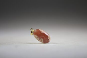Rhodochrosiet hanger (gold plated) - Afbeelding 2