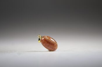 Rhodochrosiet hanger (gold plated) - Afbeelding 2