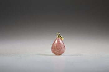 Rhodochrosiet hanger (gold plated)