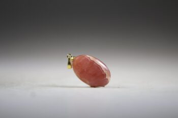 Rhodochrosiet hanger (gold plated) - Afbeelding 2