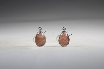Rhodochrosiet Oorhangers Ortiz, AAA-kwaliteit