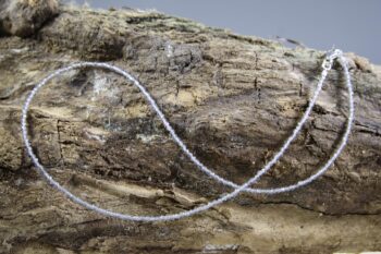 Rookkwarts ketting 2 mm
