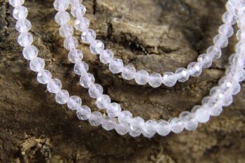 Rozenkwarts ketting 3 mm - Afbeelding 4