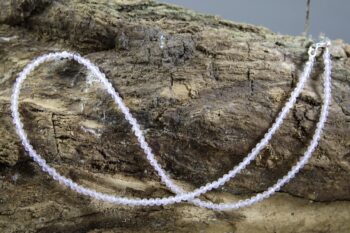 Rozenkwarts ketting 3 mm