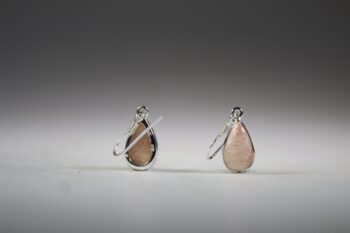 Stilbiet met Scoleciet oorhangers - Afbeelding 4