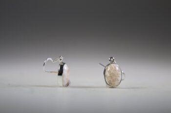 Stilbiet met Scoleciet oorhangers - Afbeelding 3