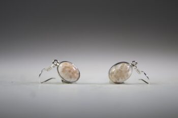 Stilbiet met Scoleciet oorhangers - Afbeelding 2