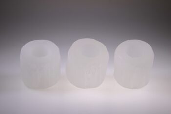 Seleniet waxinelichthouder set van 3 - Afbeelding 2