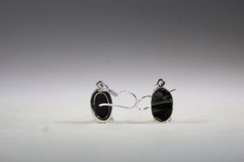 Shungit (Edel, Elite, Zilver of Noble) Oorhangers - Afbeelding 4