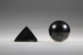 Shungit bol + piramide - Afbeelding 3