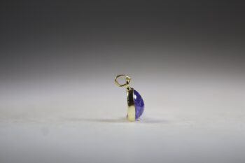 Tanzaniet hanger Gold plated - Afbeelding 3