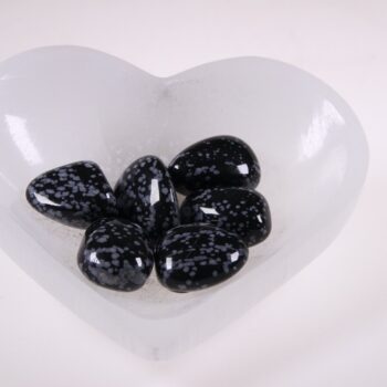 Obsidiaan (sneeuwvlok) 100 gram