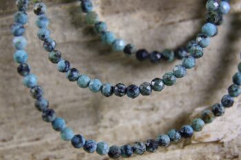 Turkoois ketting 3 mm - Afbeelding 4