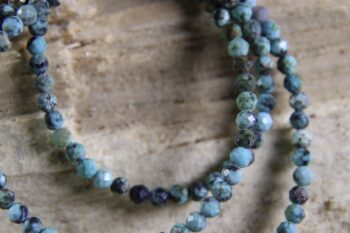 Turkoois ketting 3 mm - Afbeelding 2