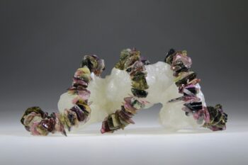 Watermeloen Toermalijn armbandje