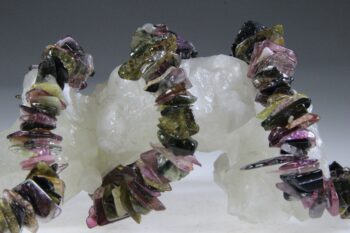 Watermeloen Toermalijn armbandje - Afbeelding 2